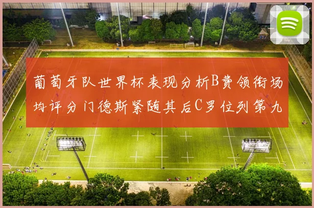 葡萄牙队世界杯表现分析B费领衔场均评分门德斯紧随其后C罗位列第九