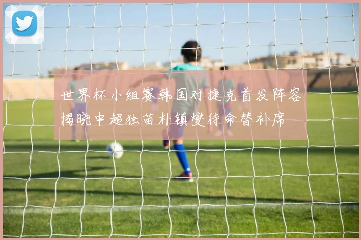 世界杯小组赛韩国对捷克首发阵容揭晓中超独苗朴镇燮待命替补席